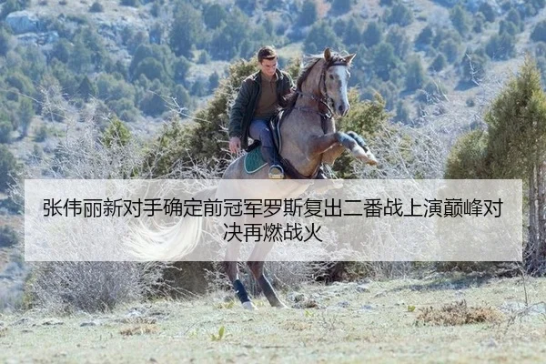 张伟丽新对手确定前冠军罗斯复出二番战上演巅峰对决再燃战火